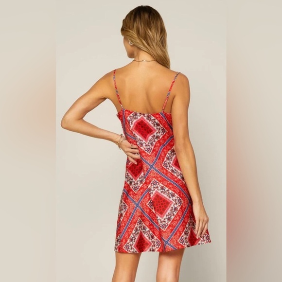 NWT Skies Are Blue Midi Floral Slip Dress Women Small Adjustable Straps - Picture 2 of 8